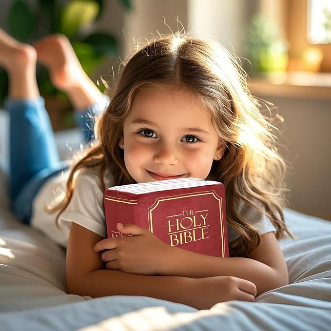 ✝️Bible Pillow Book Shaped For Christian🎁Decoration Gifts For Adults Kids