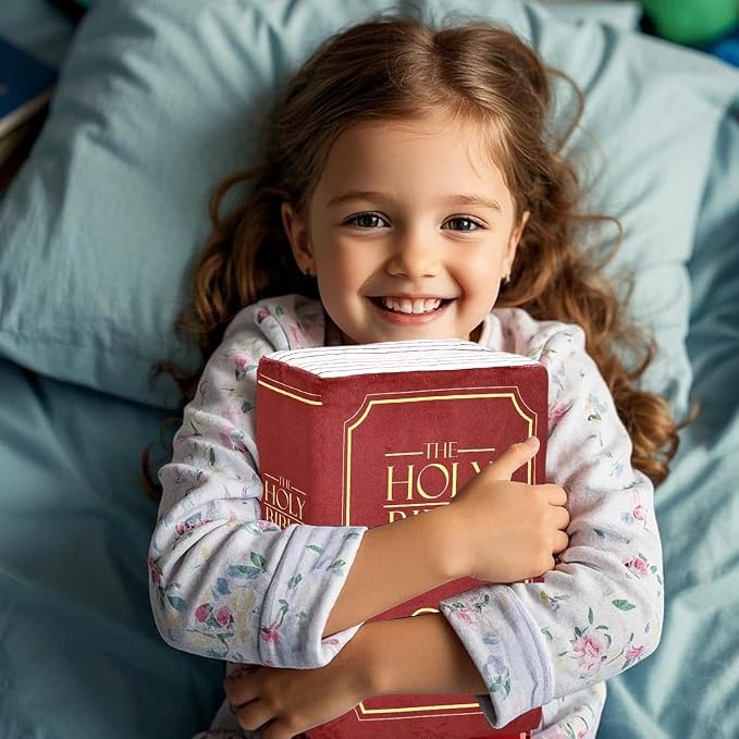 ✝️Bible Pillow Book Shaped For Christian🎁Decoration Gifts For Adults Kids