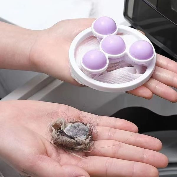 3pcs Washing Machine Floating Hair Catcher Clothes Fluff Filter Bag