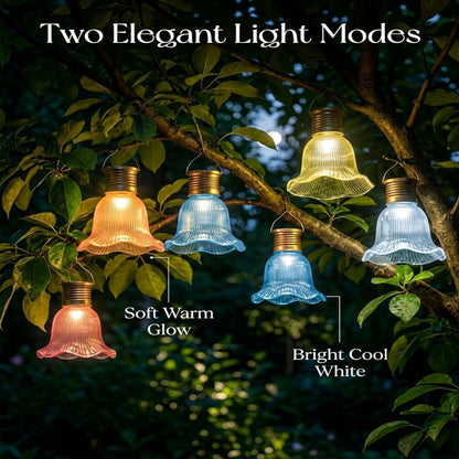 Solar Tulip Outdoor String Lights