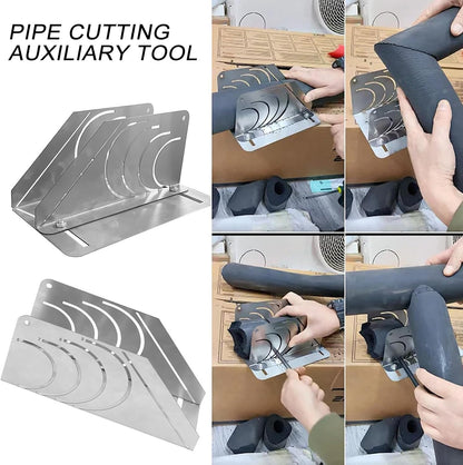 🔩Precision 45° Rubber Insulation Pipe Cutter