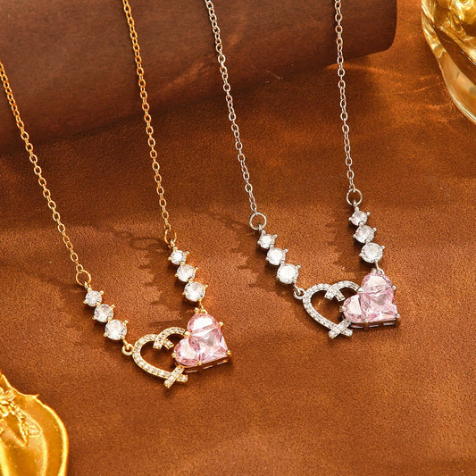Heartlocked Double Heart Necklace