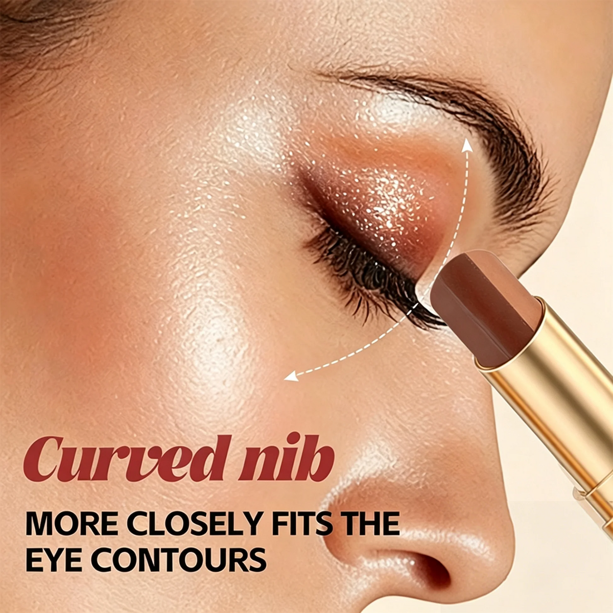 dht™⭐3-in-1 Eyeshadow Stick – Waterproof Long-Wear Shimmer Eye Makeup