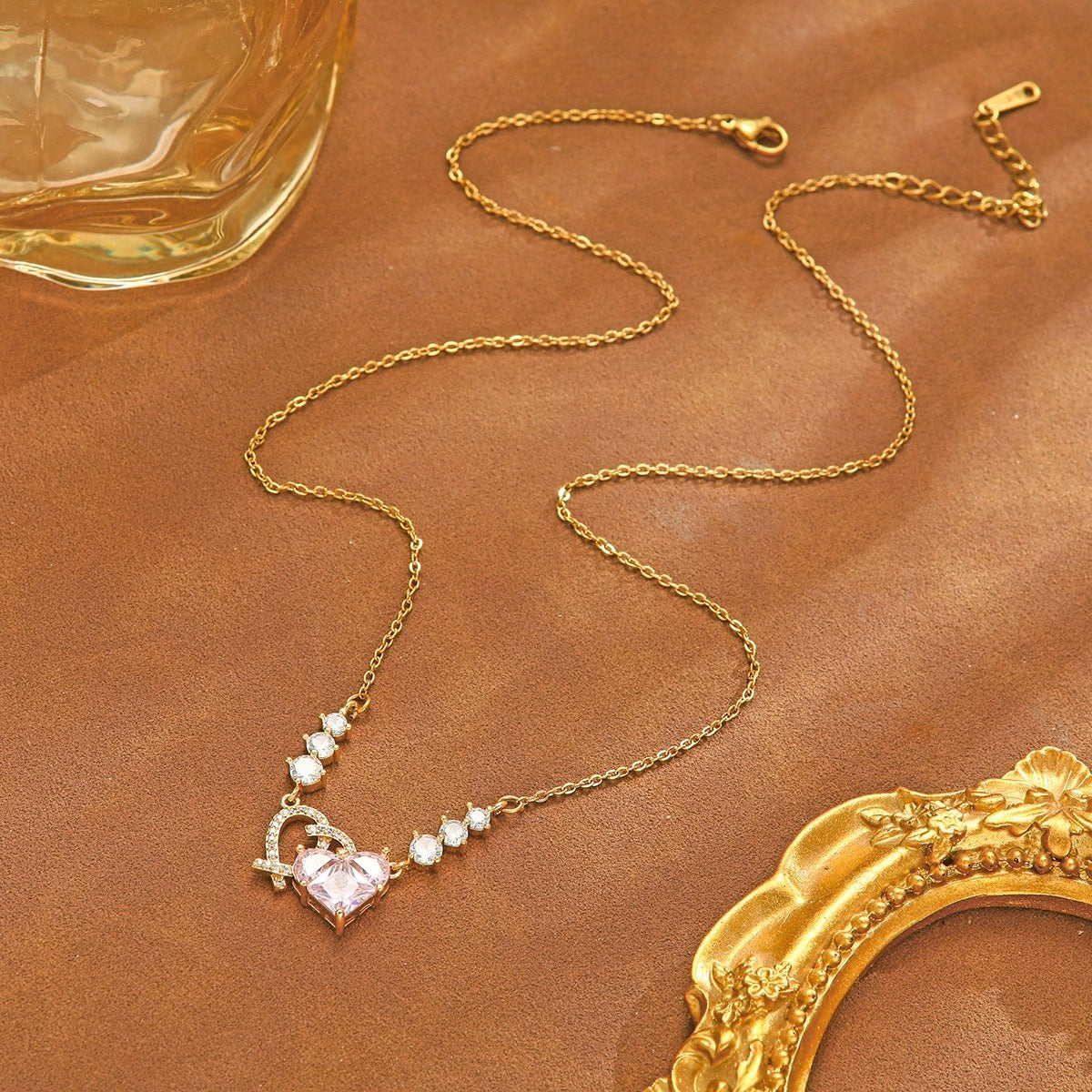Heartlocked Double Heart Necklace