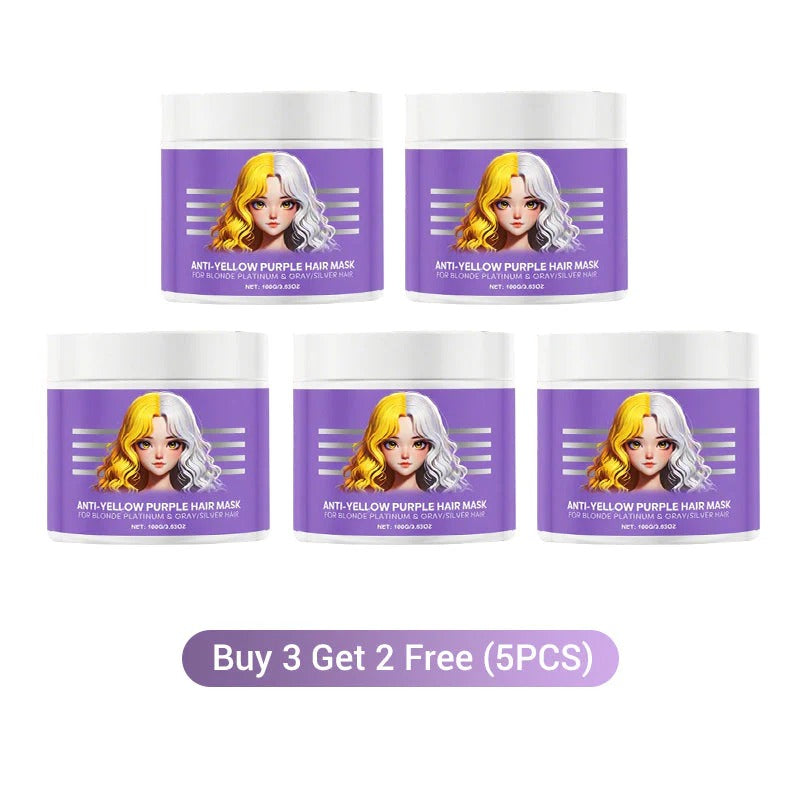 Purple Hair Mask & Toner for Blonde,Bleached & Silver Hair