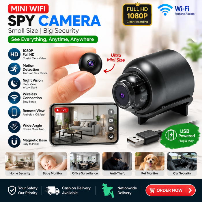  Full HD 4K Mini Security Camera