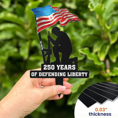250 Years of Defending Liberty Metal Garden Stake