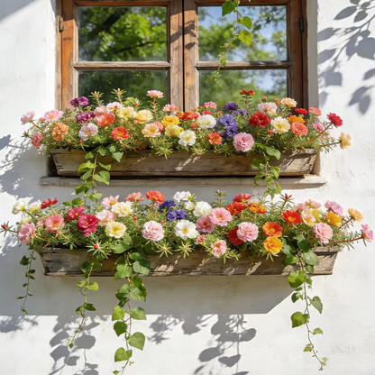 🌼 Portulaca Flowers: Super Easy to Grow, Perfect for Beginners