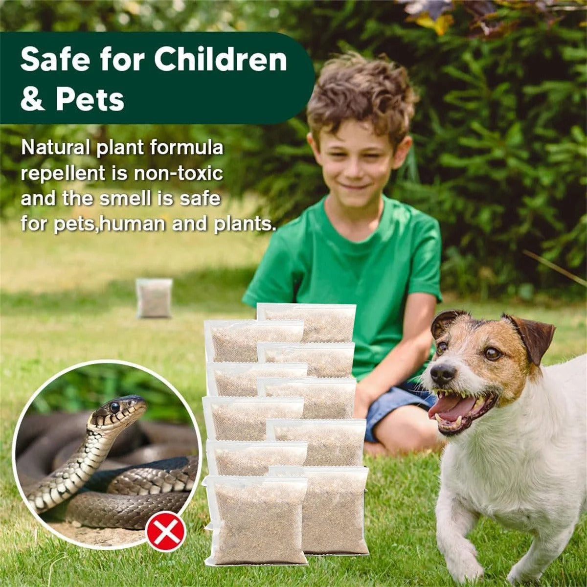 🔥Last Day 50% OFF🔥 Snakes & Lizards Repellent Pouches