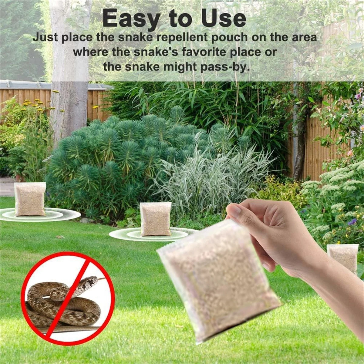 🔥Last Day 50% OFF🔥 Snakes & Lizards Repellent Pouches