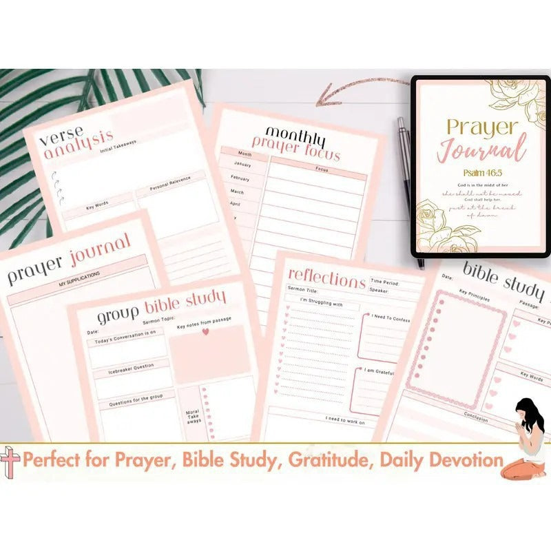 Faith & Prayer Spiral Journal Collection