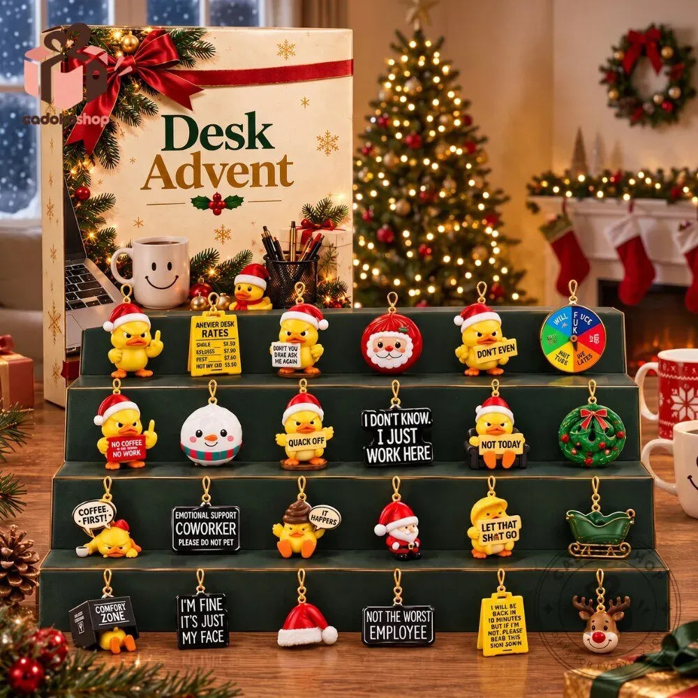 🎄Desk Advent Calendar Funny Office Christmas Countdown