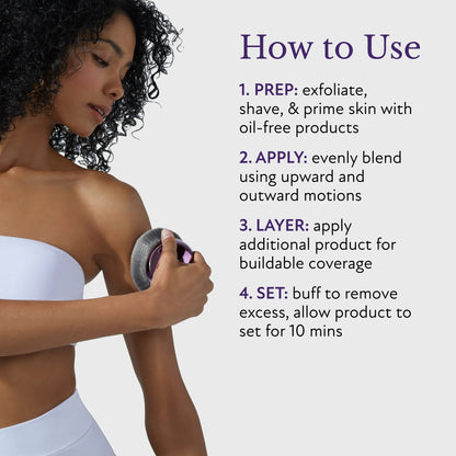 Beauty Body Coverage Concealer+ Large Buffer Brush 