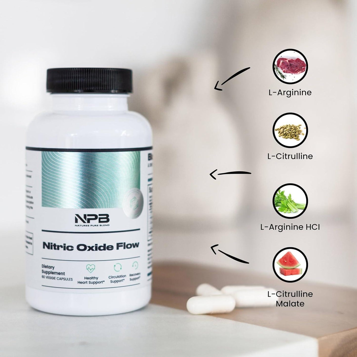 Nature's Pure Blend Nitric Oxide Supplement