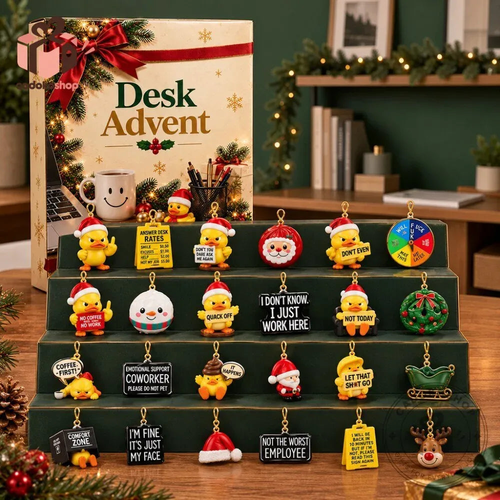 🎄Desk Advent Calendar Funny Office Christmas Countdown