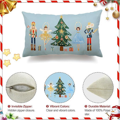 Merry Christmas Throw Pillow Cover