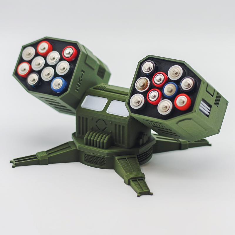 🚀Rotatable Battery Missle Launcher🔋AAA and AA available
