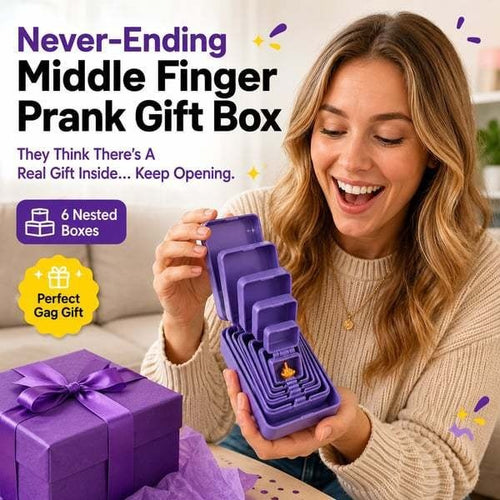 💥Never-Ending Middle Finger Prank Gift Box