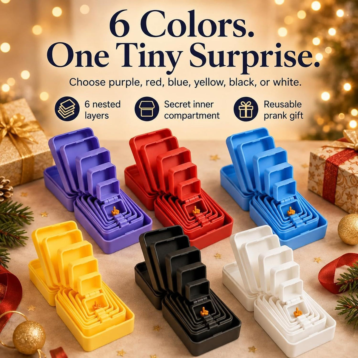 💥Never-Ending Middle Finger Prank Gift Box