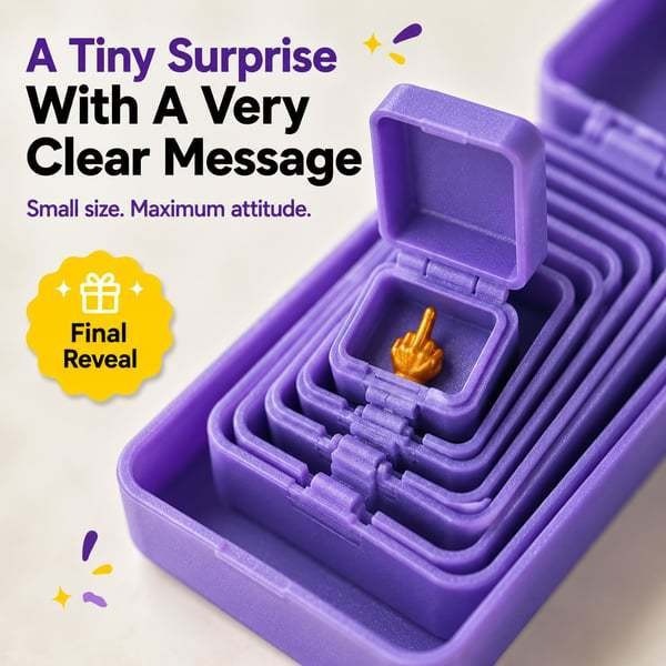 💥Never-Ending Middle Finger Prank Gift Box