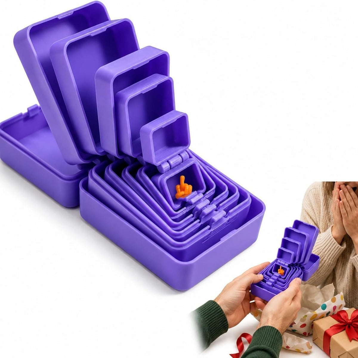 💥Never-Ending Middle Finger Prank Gift Box