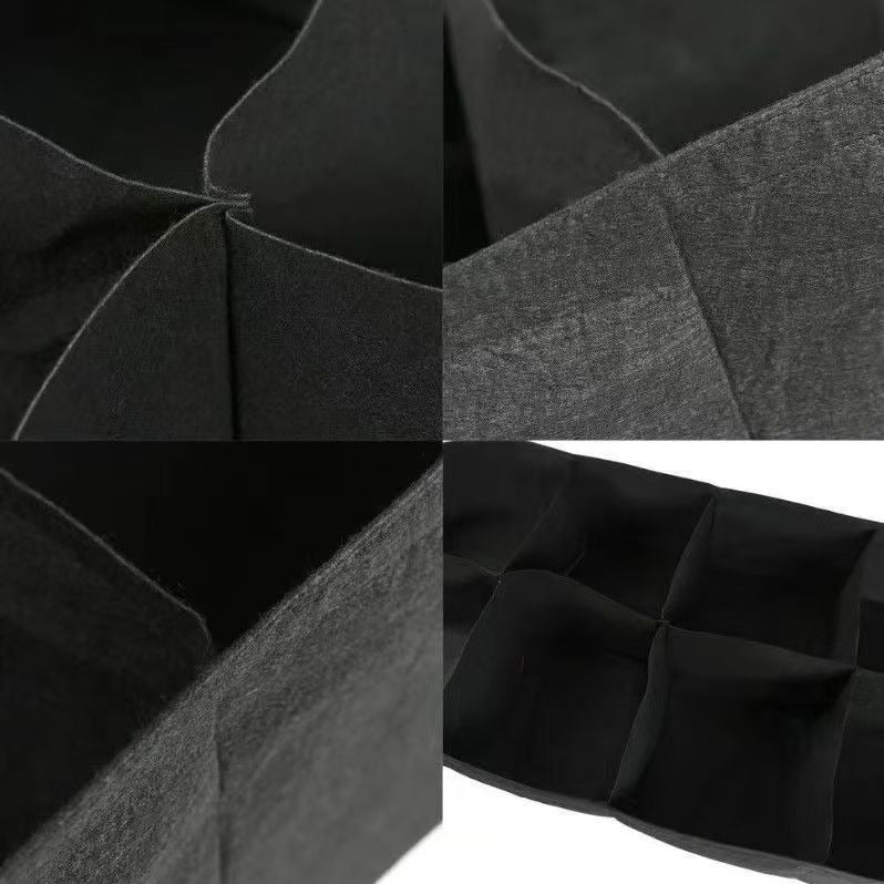 Multi-compartment balcony vegetable planting bag