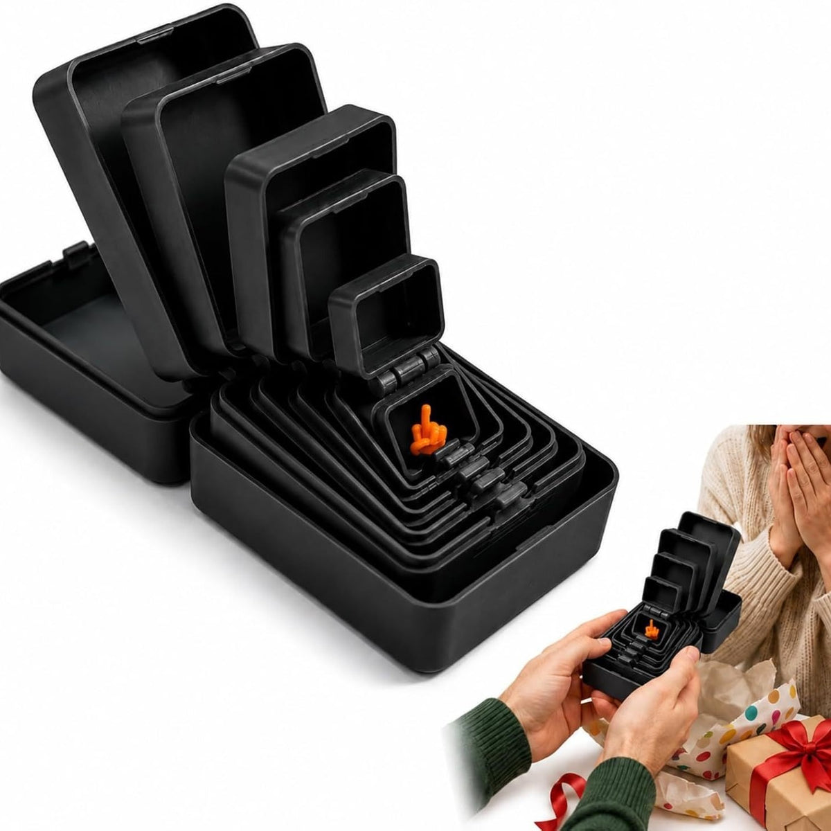 💥Never-Ending Middle Finger Prank Gift Box
