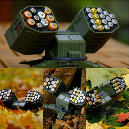 🚀Rotatable Battery Missle Launcher🔋AAA and AA available