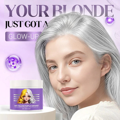 Purple Hair Mask & Toner for Blonde,Bleached & Silver Hair