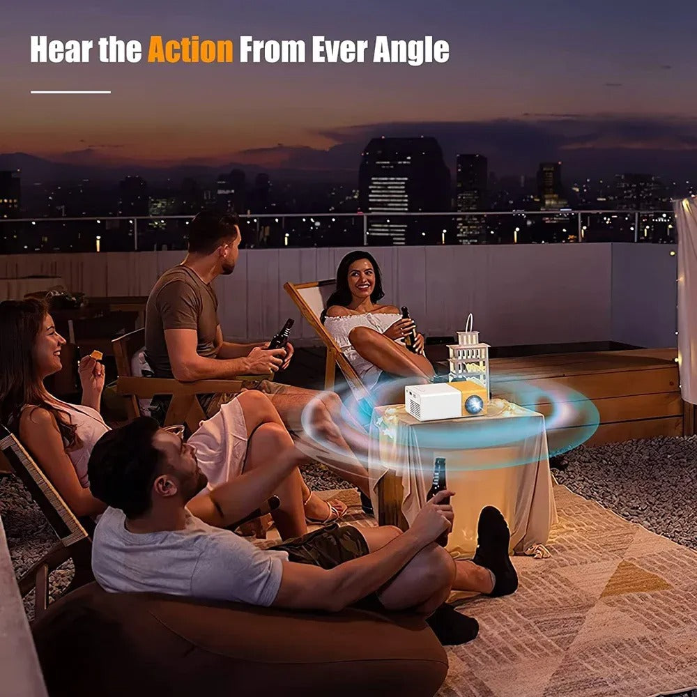 2026 Portable Mini HD Projector | Your Compact Outdoor Movie Projector
