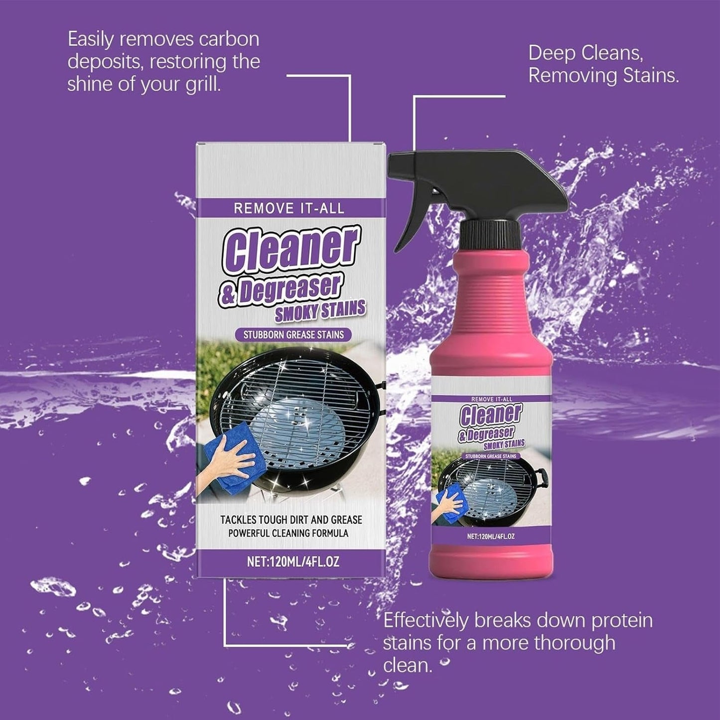 Fast-Acting Heavy-Duty Grill Degreaser Spray