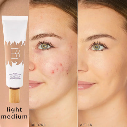 SPF30 Blur Tinted Moisturizer, Brightening & Hydrating Skin Cream