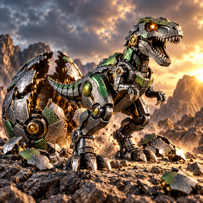 🦖🥚 Mechanical T-Rex Egg – From Mysterious Egg to Mighty Robotic Dinosaur!