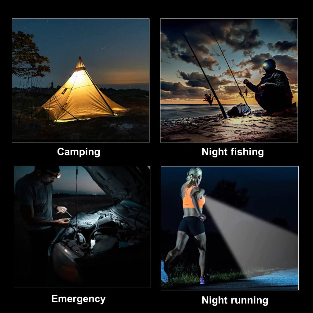 dht™⭐Mini Keychain Flashlight Rechargeable Work Light Multifunction Outdoor Camping Emergency Light