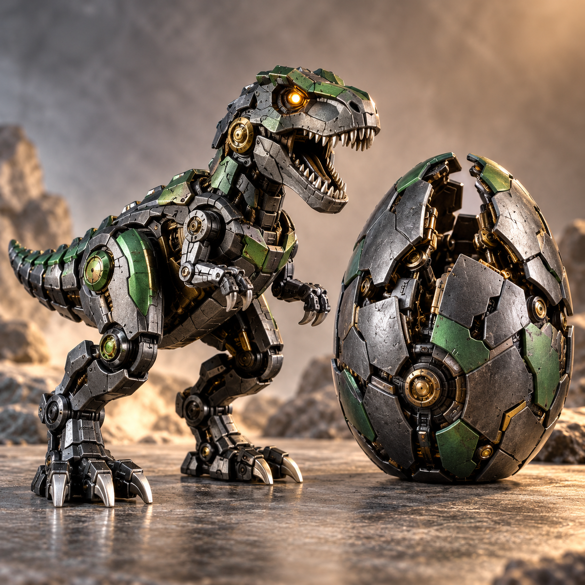 🦖🥚 Mechanical T-Rex Egg – From Mysterious Egg to Mighty Robotic Dinosaur!