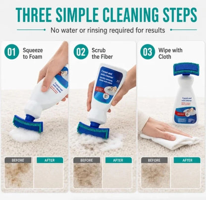 Waterless Fabric and Carpet Cleaner