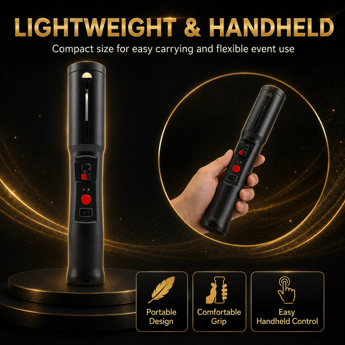 Handheld Electronic Cold Spark Controller – Party & Stage Firework Effect Machine