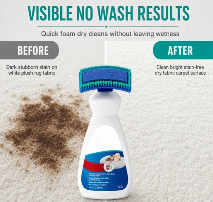 Waterless Fabric and Carpet Cleaner
