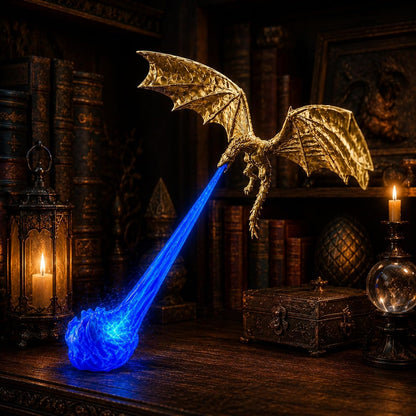 🐉 3D Dragon Flame Sculpture Ornament