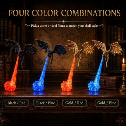 🐉 3D Dragon Flame Sculpture Ornament