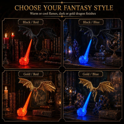 🐉 3D Dragon Flame Sculpture Ornament