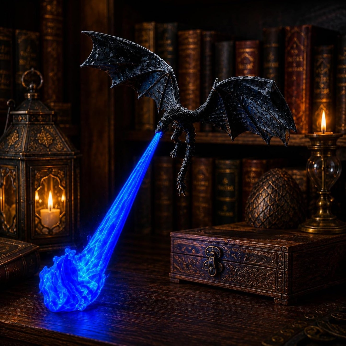 🐉 3D Dragon Flame Sculpture Ornament