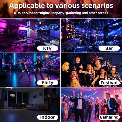 💡 Mini Cylinder DJ Disco Laser Light for Parties, Christmas, Weddings & Events