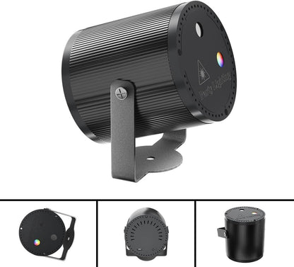 💡 Mini Cylinder DJ Disco Laser Light for Parties, Christmas, Weddings & Events