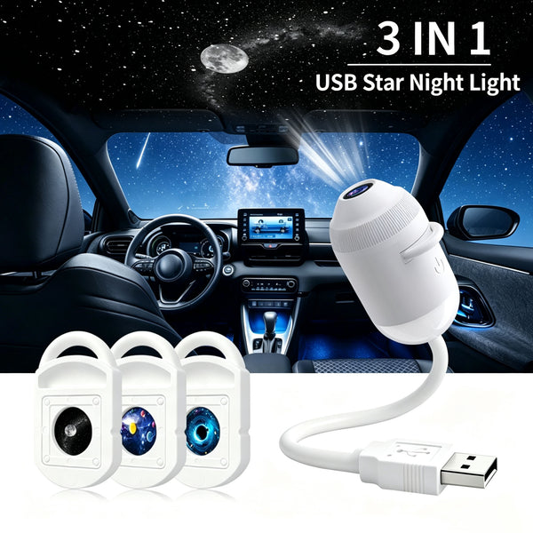 HD Smart 5D Starry Sky Projection Night Light / Holographic Night Light Projector