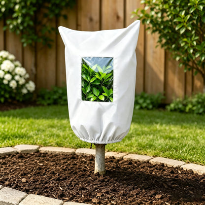 🌿 WINTER GARDEN ESSENTIAL | Plant Frost Protection Cover – Breathable Reusable Cover for Shrubs, Pots & Young Trees