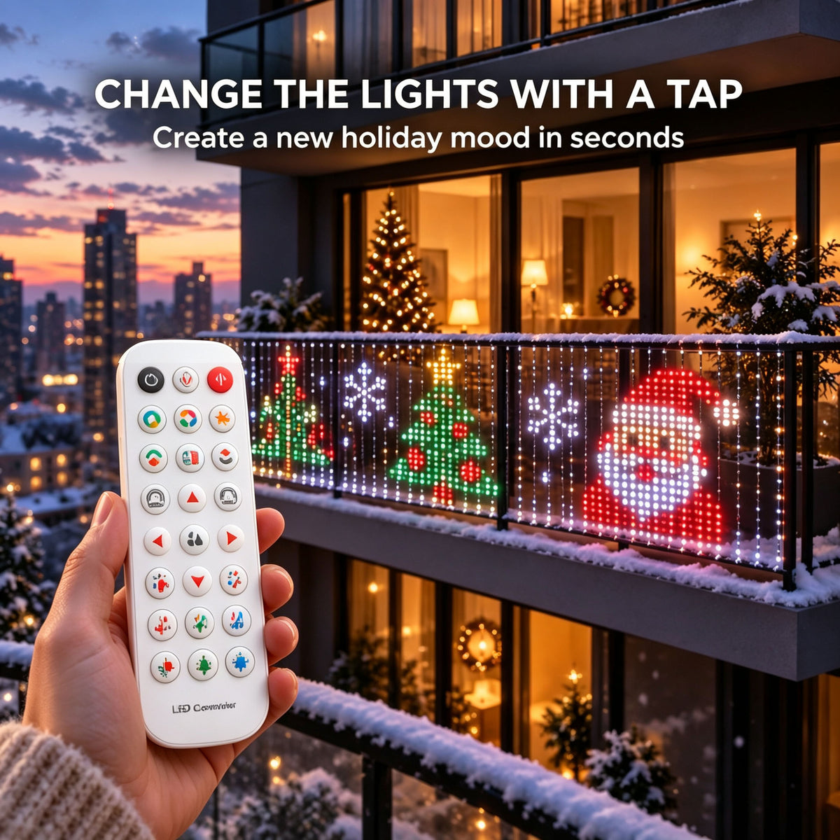 dht™⭐ Christmas  Smart Animated Pixel Lights