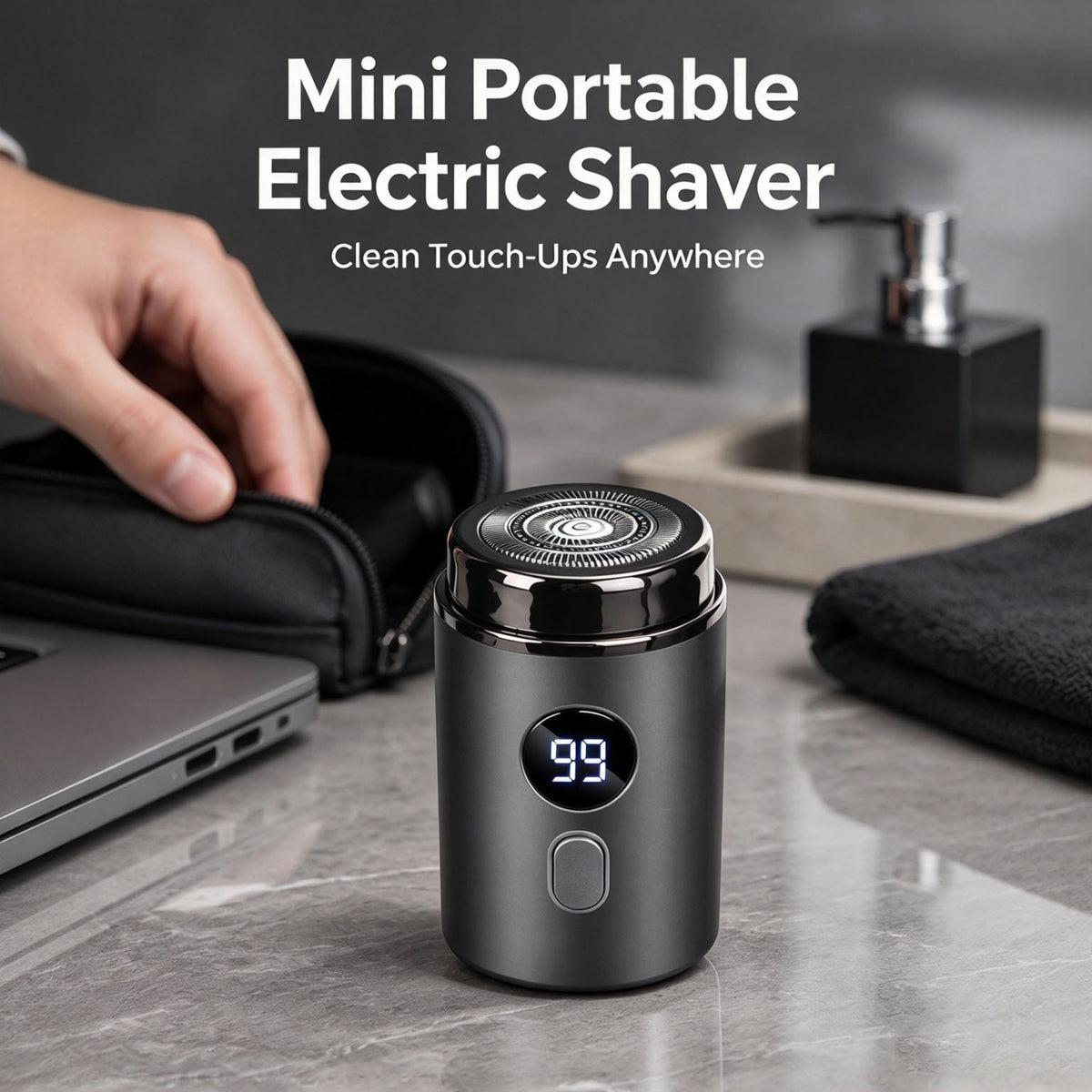 🪒Mini Portable Electric Shaver for Men & Women – USB Rechargeable Waterproof Razor