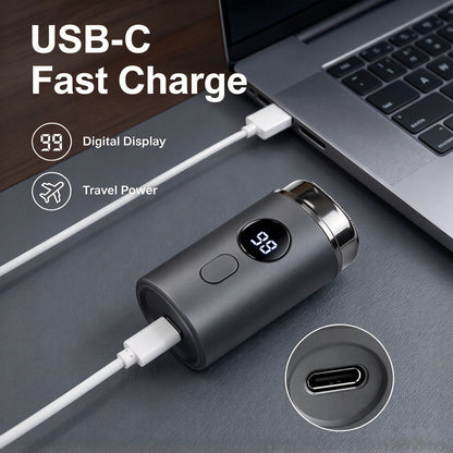🪒Mini Portable Electric Shaver for Men & Women – USB Rechargeable Waterproof Razor