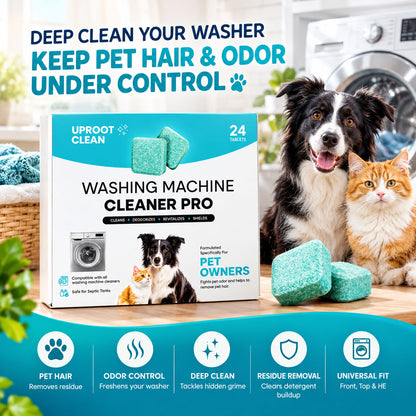 🧼 Washing Machine Cleaner Pro – Deep Cleaning & Odor Removal Tablets